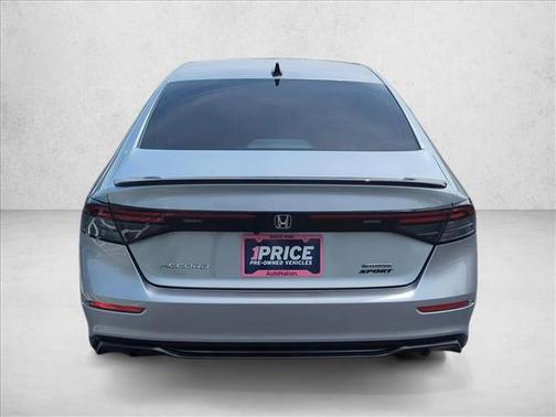Solar Silver Metallic 2024 Honda Accord Hybrid Sport-L
