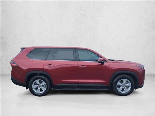 Ruby Flare Pearl 2025 Toyota Highlander Hybrid LE