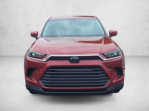 Ruby Flare Pearl 2025 Toyota Highlander Hybrid LE