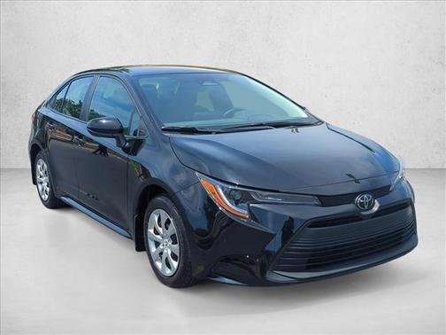 Midnight Black Metallic 2025 Toyota Corolla LE