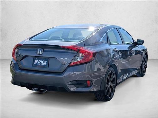 Aegean Blue Metallic 2020 Honda Civic Sport