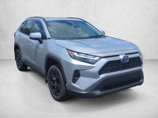 Silver Sky Metallic 2024 Toyota RAV4 Hybrid XLE