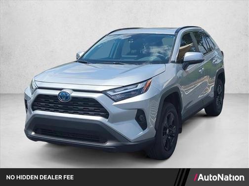 Silver Sky Metallic 2024 Toyota RAV4 Hybrid XLE