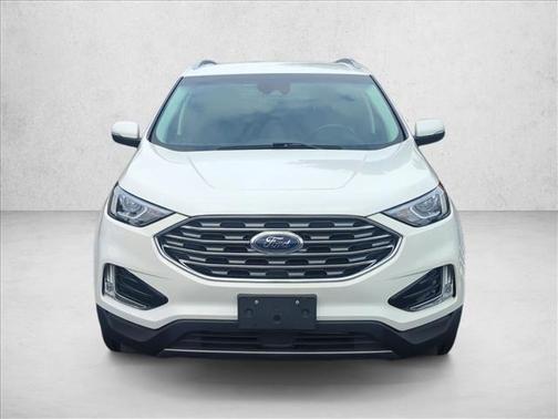 Star White Metallic Tri-Coat 2020 Ford Edge SEL