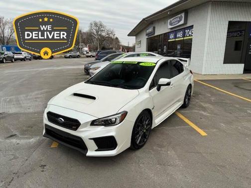 Crystal White Pearl 2018 Subaru WRX STI Limited