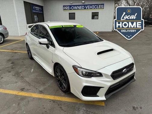 Crystal White Pearl 2018 Subaru WRX STI Limited