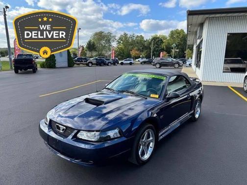Blue 2003 Ford Mustang GT Premium
