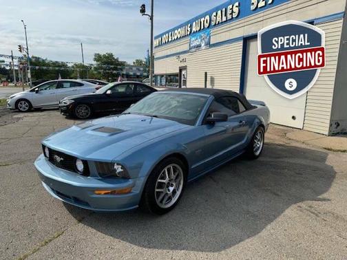 Blue 2005 Ford Mustang GT Premium
