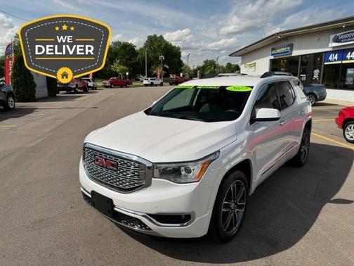 White Frost Tricoat 2017 GMC Acadia Denali