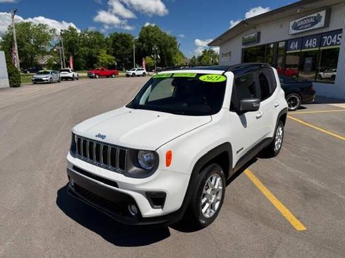 Alpine White Clearcoat 2021 Jeep Renegade Limited