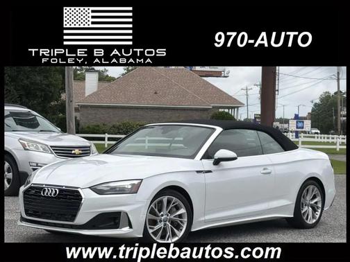 Glacier White Metallic/Black Roof 2020 Audi A5 Premium 45 TFSI quattro S tronic
