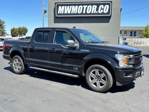 Shadow Black 2018 Ford F-150 XLT