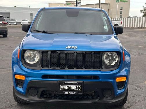 Brilliant Blue Metallic Clear Coat 2020 Jeep Renegade Sport