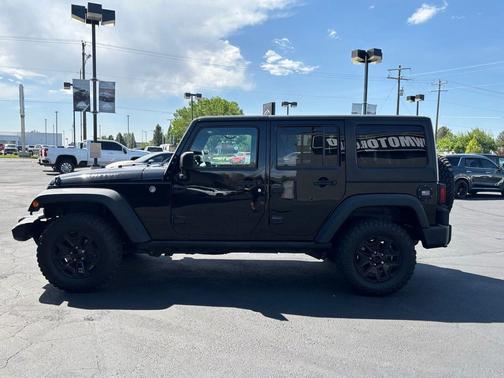 Black Clearcoat 2018 Jeep Wrangler JK Unlimited Willys Wheeler W