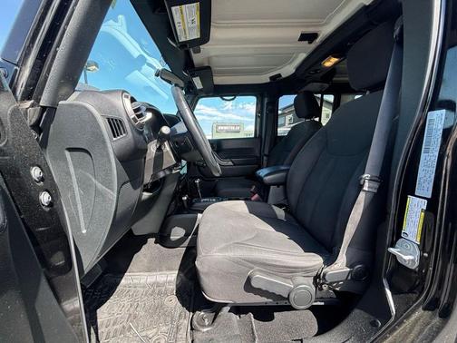 Black Clearcoat 2018 Jeep Wrangler JK Unlimited Willys Wheeler W
