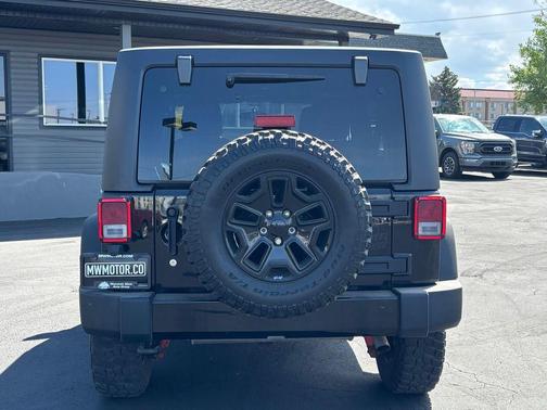 Black Clearcoat 2018 Jeep Wrangler JK Unlimited Willys Wheeler W