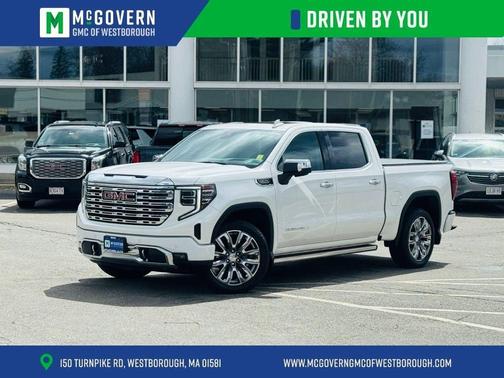 White Frost Tri-Coat 2023 GMC Sierra 1500 Denali