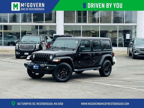 Black Clearcoat 2021 Jeep Wrangler Unlimited Sahara Altitude
