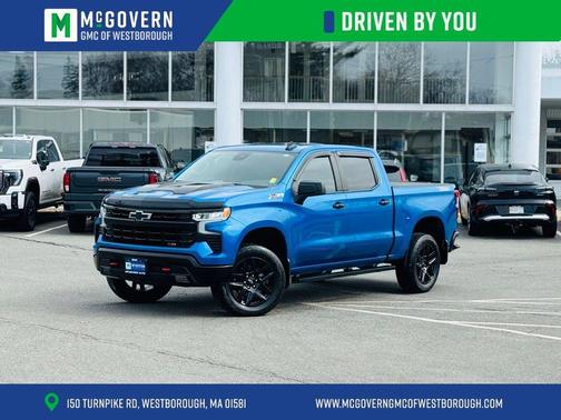 Glacier Blue Metallic 2023 Chevrolet Silverado 1500 LT Trail Boss
