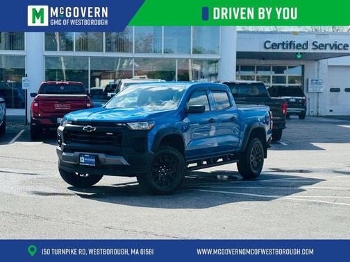 Glacier Blue Metallic 2024 Chevrolet Colorado Trail Boss