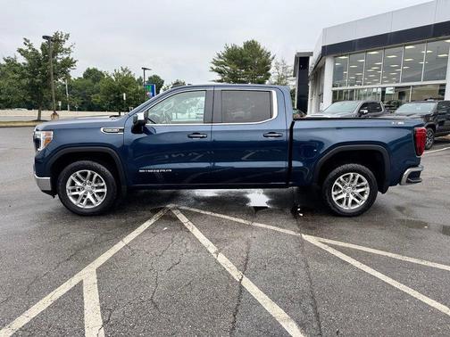 Pacific Blue Metallic 2021 GMC Sierra 1500 SLE