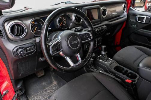 Red 2020 Jeep Wrangler Unlimited Sahara