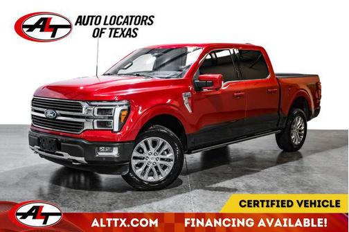 Red 2024 Ford F-150 King Ranch