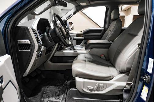 Blue 2016 Ford F-150 Lariat