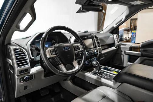 Blue 2016 Ford F-150 Lariat