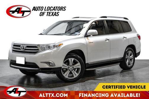 White 2013 Toyota Highlander Limited