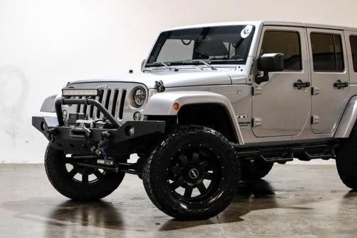 Silver 2016 Jeep Wrangler Unlimited Sahara