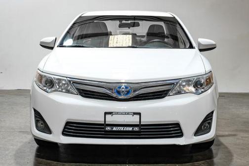 White 2012 Toyota Camry Hybrid LE