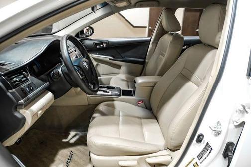 White 2012 Toyota Camry Hybrid LE