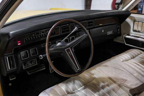 Yellow 1971 Lincoln Continental