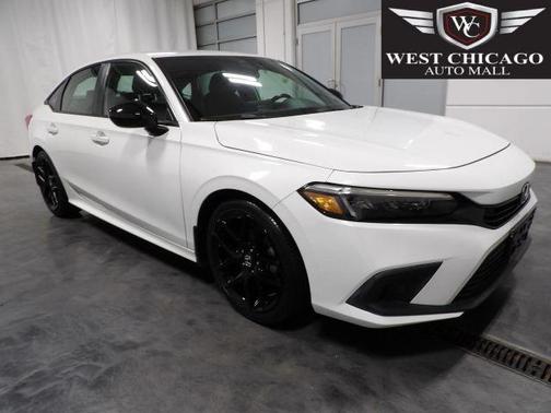 White 2022 Honda Civic Sport