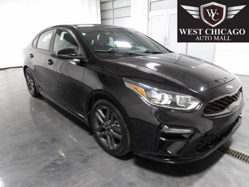 Black 2021 Kia Forte GT-Line
