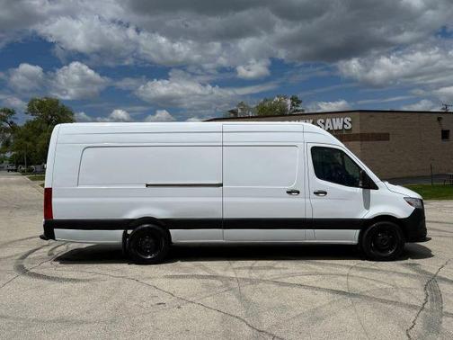 White 2021 Mercedes-Benz Sprinter 2500 170 WB High Roof Extended Cargo