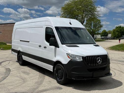 White 2021 Mercedes-Benz Sprinter 2500 170 WB High Roof Extended Cargo