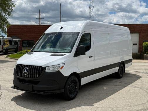 White 2021 Mercedes-Benz Sprinter 2500 170 WB High Roof Extended Cargo