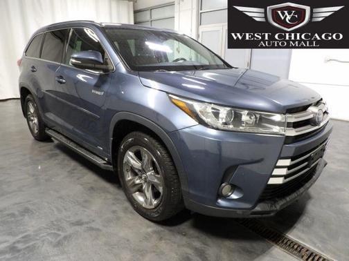 Blue 2017 Toyota Highlander Hybrid Limited Platinum