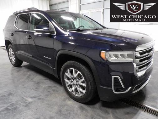 Blue 2022 GMC Acadia SLT