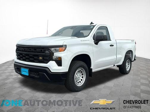 Summit White 2026 Chevrolet Silverado 1500 WT