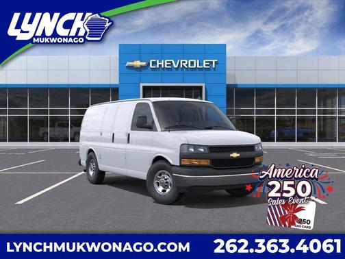 Summit White 2025 Chevrolet Express 2500 Work Van