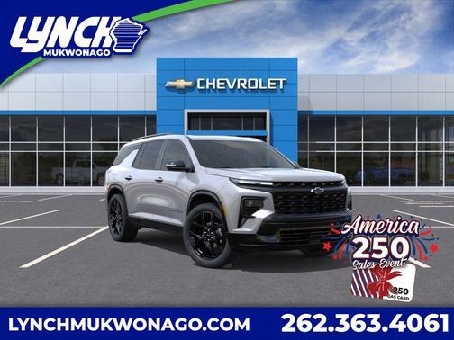 Sterling Gray Metallic 2026 Chevrolet Traverse RS