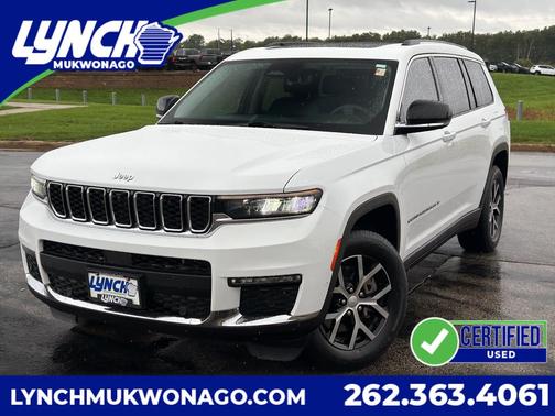 Bright White Clearcoat 2023 Jeep Grand Cherokee L Limited