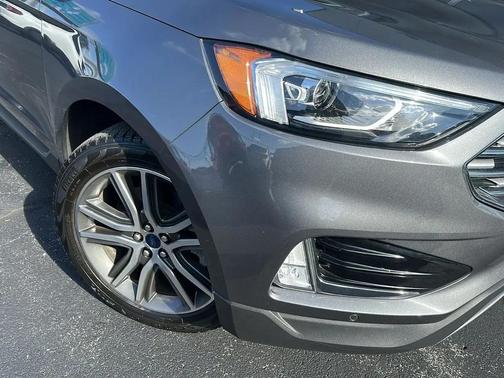 GRAY 2021 Ford Edge Titanium