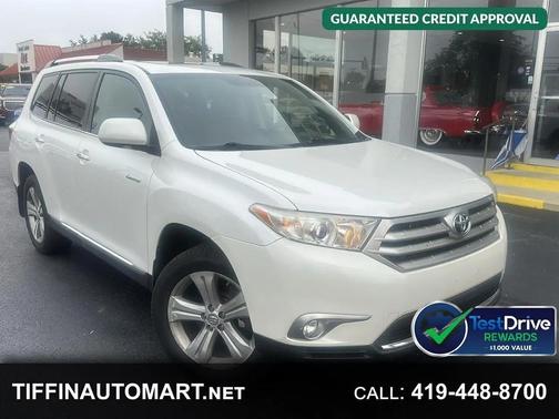 WHITE 2012 Toyota Highlander Limited