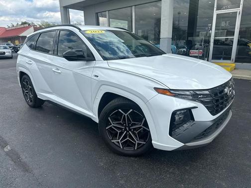 WHITE 2022 Hyundai TUCSON N Line