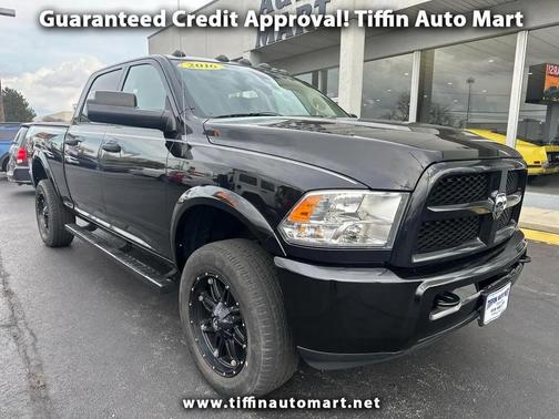 BLACK 2016 RAM 3500 4WD Crew Cab 149'' Tradesman