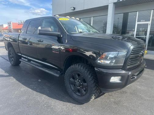 BLACK 2017 RAM 2500 Big Horn 4x2 Mega Cab 6'4'' Box